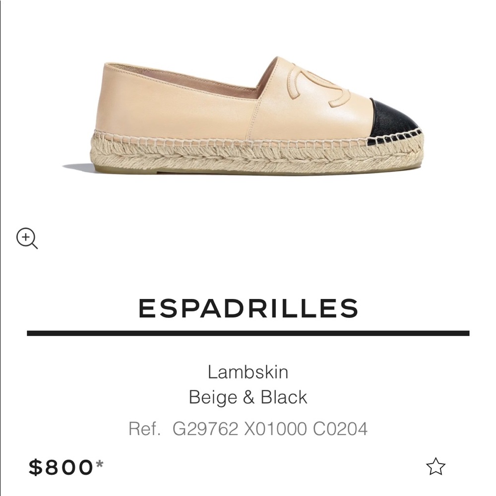 Chanel espadrilles